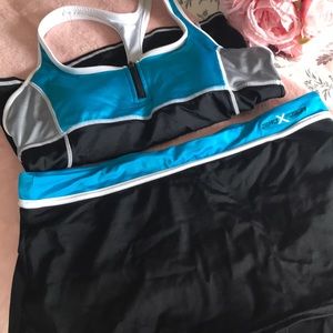 ZeroXposur 2 piece Bathing Suit Skirt and Shirt 😍